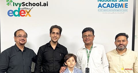 IvySchool.ai founder with IIT Guwahati members