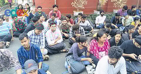 Students at Ravenshaw University
