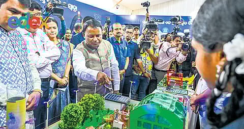 Odisha CM Majhi at Suravi 2025