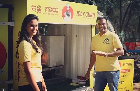 A brightly branded idly cart in central Bengaluru is sparking a wider conversation on how street vendors are adopting modern business cues