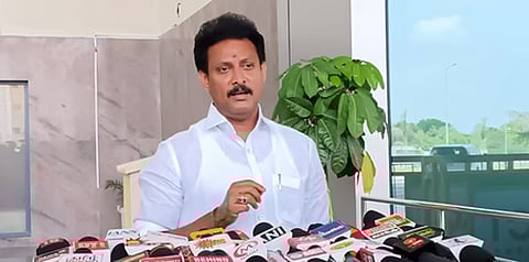 School Education Minister Anbil Mahesh Poyyamozhi.