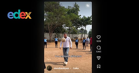 David Beckham in India