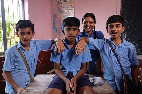 Paathashaala builds its narrative around teachers, students, and the everyday dynamics of a school environment.