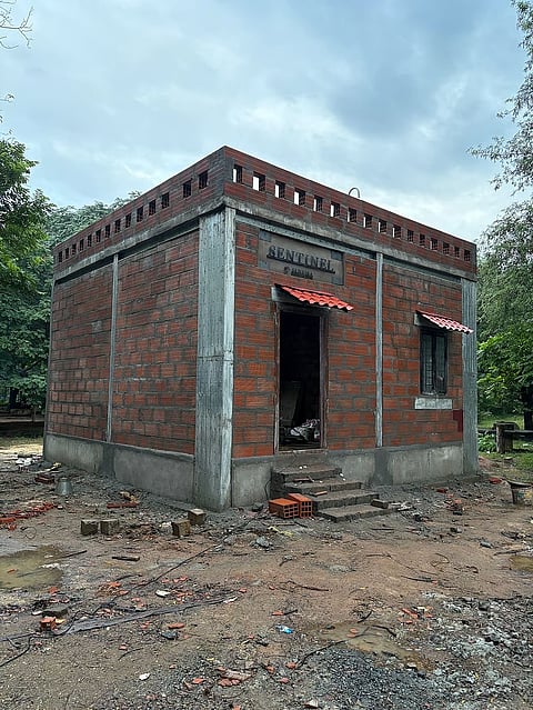 The prototype's lightweight steel skeleton enables faster assembly and reduces dependence on highly skilled labour.