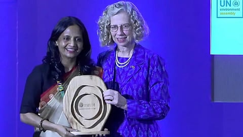 UN honours Supriya Sahu with 2025 Champions of the Earth award.