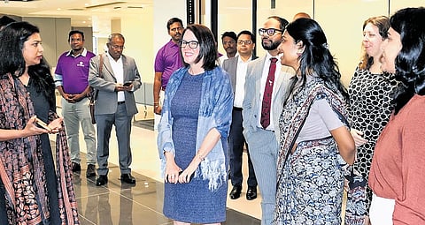 The Ratan Tata Innovation Hub of the State government hosts US Consul General Laura Williams to focus on strengthening India-US cooperation on Monday.