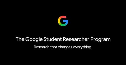 Google Student Researcher Programme 2026 applications open