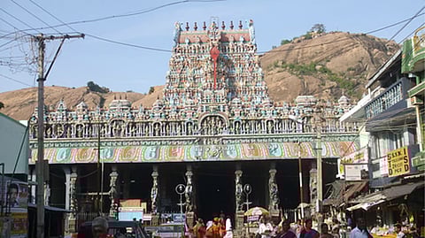 The main entrance of Thiruparankundram Subramaniaswamy Temple.