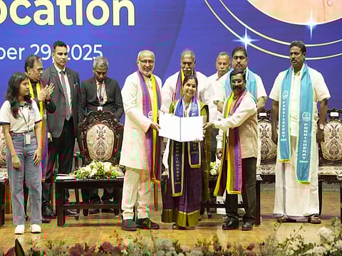 Vice President CP Radhakrishnan addresses 30th convocation of Pondicherry University, calls graduates architects of Viksit Bharat 2047