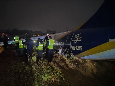 Buddha Air flight skids off runway during landing at Nepal's Bhadrapur airport