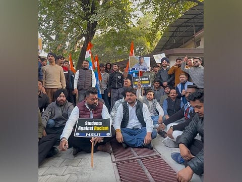 NSUI protests against murder of Angel Chakma in Dehradun