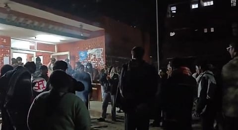 Left groups in JNU raise slogans against Modi, Shah