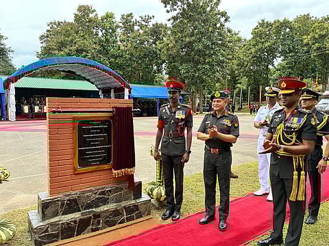 Sri Lanka: COAS General Upendra Dwivedi visits Army War College, interacts with student officers