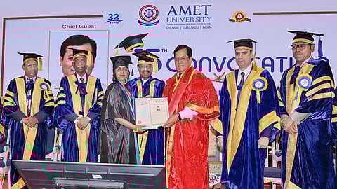 AMET University Conducts its 15th Convocation Ceremony