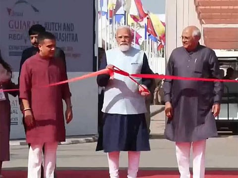 PM Modi inaugurates Vibrant Gujarat Regional Conference in Kutch-Saurashtra