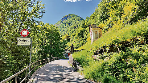 Entry point to the village