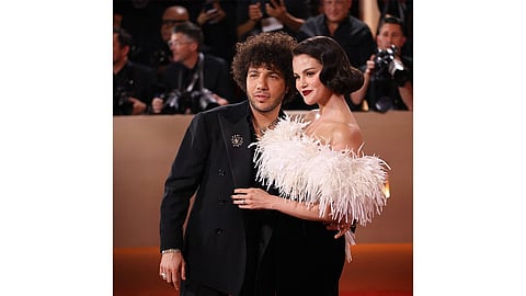 Selena Gomez, Benny Blanco make a picture-perfect pair at 2026 Golden Globes red carpet
