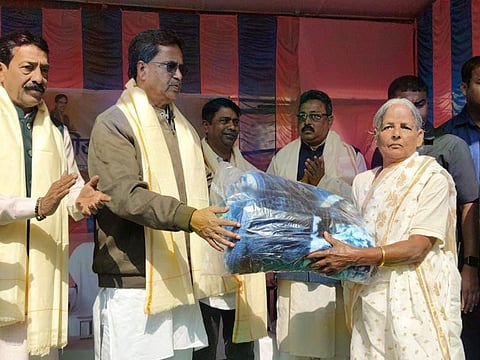 Govt working with humanitarian perspective for people: Tripura CM at winter clothes distribution programme