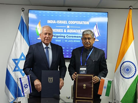 India, Israel sign Joint Ministerial Declaration of Intent on cooperation in fisheries, aquaculture