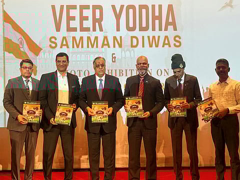 India Embassy in Riyadh commemorates Armed Forces Veterans' Day and hosts exhibition on "Human Cost of Terrorism"