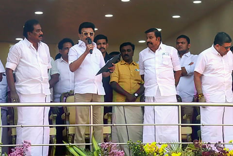 Stalin announces govt jobs for top Jallikattu tamers, veterinary centre for Alanganallur