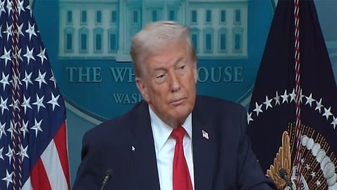 Trump returns to Washington from Davos, calls Board of Peace "very special"