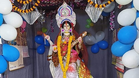 Saraswati Puja held across Patna schools and colleges