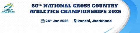 Harmanjot Singh wins individual 10km race, Railway Sports Promotion Board wins overall senior team title in cross-country trophy in the 60th National Cross Country Championships in Ranchi, Jharkhand, on Saturday. Photo credit: AFI
