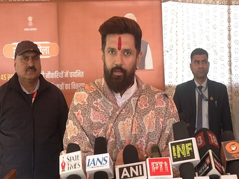 "Appointment letters distributed to over 61,000 people:" Union Minister Chirag Paswan on Rozgar Mela programme