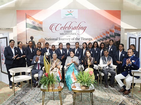FFOI felicitates visually impaired women's cricketers, Naveen Jindal says team's achievement provides inspiration to people