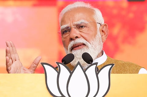‘Mann Ki Baat’: Delhi BJP chief hails PM Modi for motivating young voters (Photo: IANS)