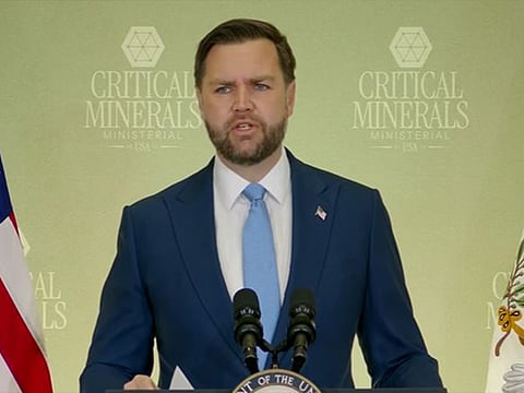 "No realer thing than critical minerals": US VP Vance at inaugural Critical Minerals Ministerial
