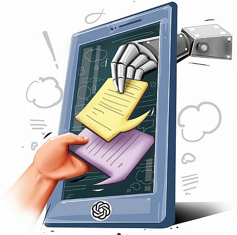 Poems in school textbooks published from 1957 and 2025 are being presented with the help of artificial intelligence and posted on the Facebook page ‘Thettadi Mag’.