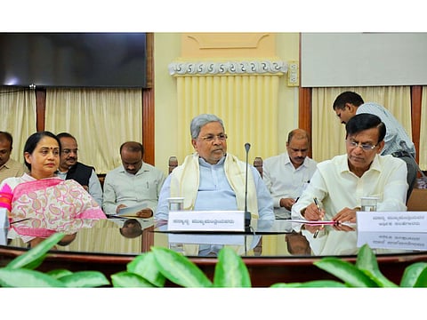 Karnataka CM Siddaramaiah holds pre-Budget meeting with trade bodies in Bengaluru