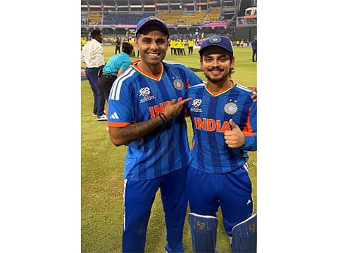 "Jiya ho Bihar Ke Lala": Suryakumar Yadav praises Ishan Kishan for his match-winning knock against Pakistan