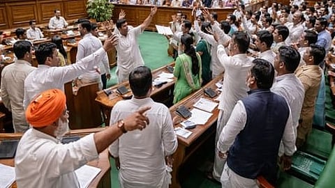 Rajasthan Assembly sees protests over university consultation fees