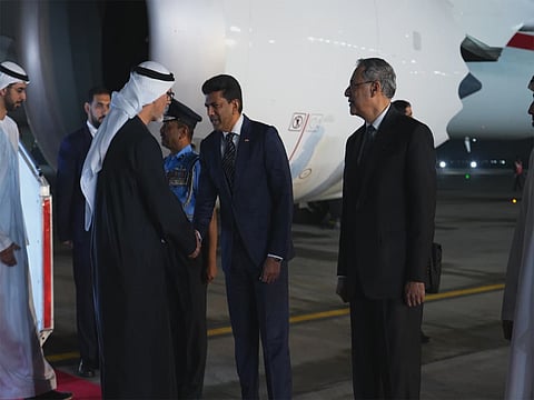 UAE Crown Prince arrives in Delhi for AI Impact Summit