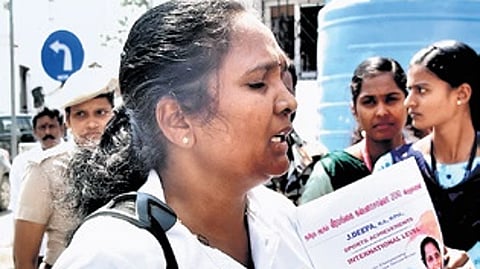 Madurai-based para-athlete J Deepa.