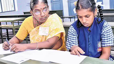 Teachers working in special schools said that if the department intended to do away with the practice of appointing subject teachers as scribes, the process should have been initiated at the beginning of the academic year.