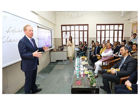 Microsoft launches AI skilling programme for 2 million Indian teachers, 200,000 institutions by 2030
