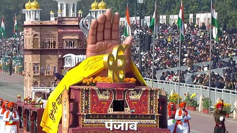 Republic Day 2026: Punjab Tableau pays tribute to the 350th year of martyrdom of Sri Guru Tegh Bahadur Sahib Ji