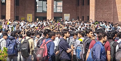 Hundreds of students protest at PSIT Kanpur after BCA student dies in JCB collision