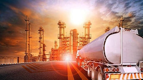 Oil marketing companies, paint stocks fall as crude jumps over 3 pc on West Asia crisis