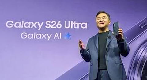 South Korean electronics major Samsung announced the launch of its flagship Galaxy S26 series smartphone.