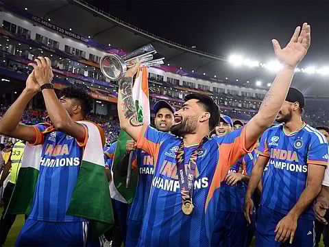 PM Modi praises Team India's determination and hard work after Men in Blue secure T20 World Cup 2026 trophy