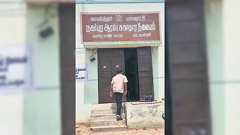 A ‘home tour’ video, which went viral on social media, shows how the DMK man and his family occupied the UPHC building.