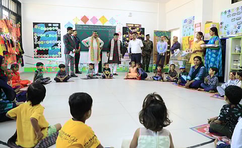 Haryana selects 250 schools under Pradhan Mantri Schools for Rising India (Photo: @dpradhanbjp/X)