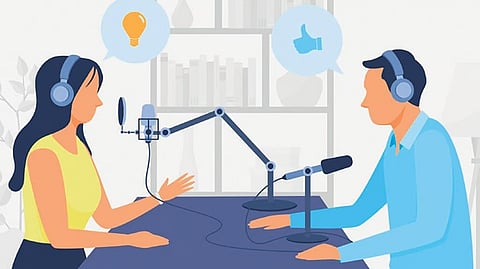 In poll-bound Kerala, politicians are turning to influencer podcasts to tap digital audiences and expand their reach among online listeners.