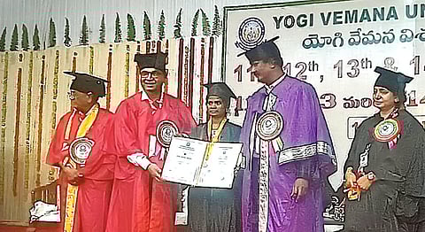 27-year-old MA gold medalist Suvarna works as Pizza Hut server in Proddatur while pursuing govt job dream.