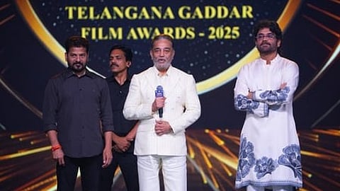 Kamal Haasan hails Telangana gov't for reviving Gaddar Film Awards